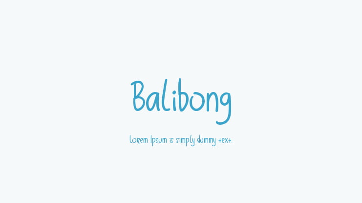 Balibong Font