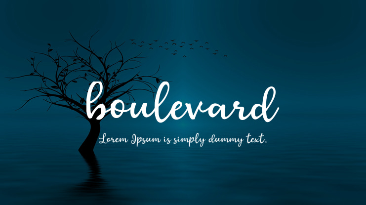 boulevard Font