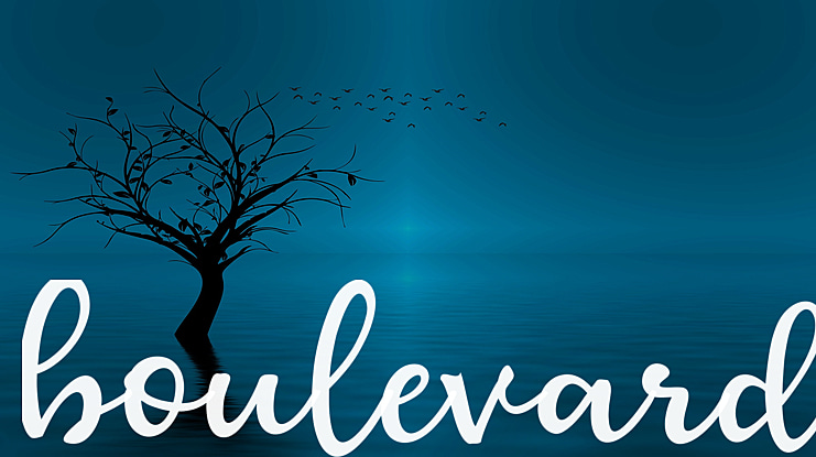 boulevard Font
