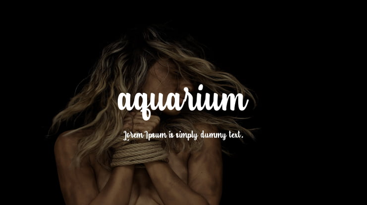 aquarium Font