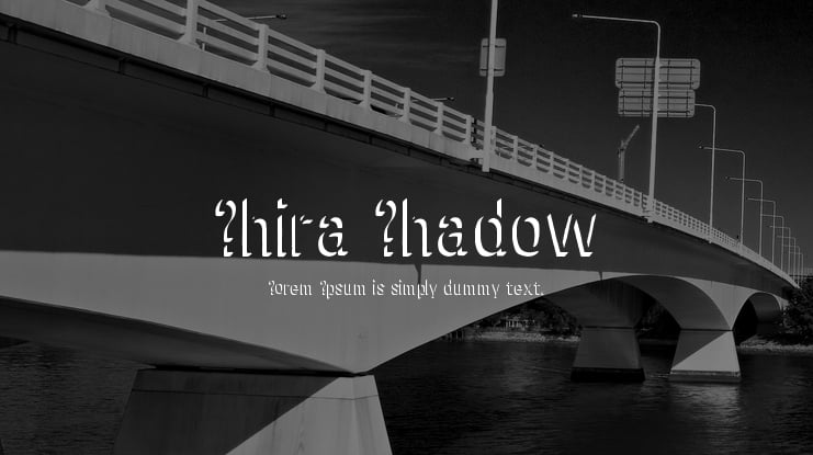 Chira Shadow Font