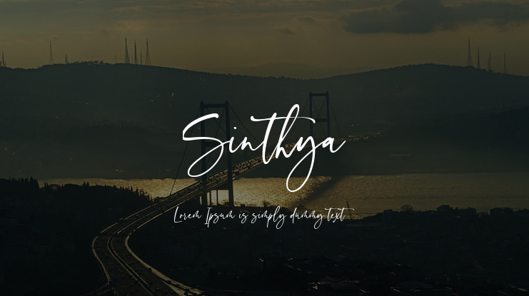 Sinthya Font