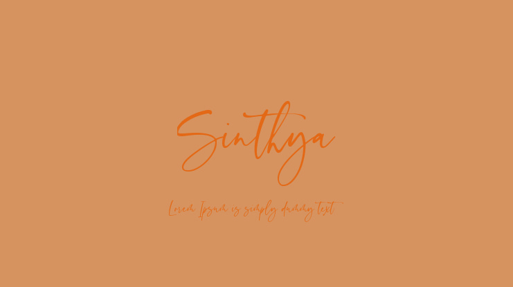 Sinthya Font