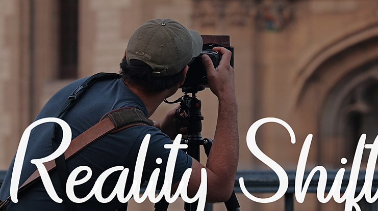 Reality Shift Font
