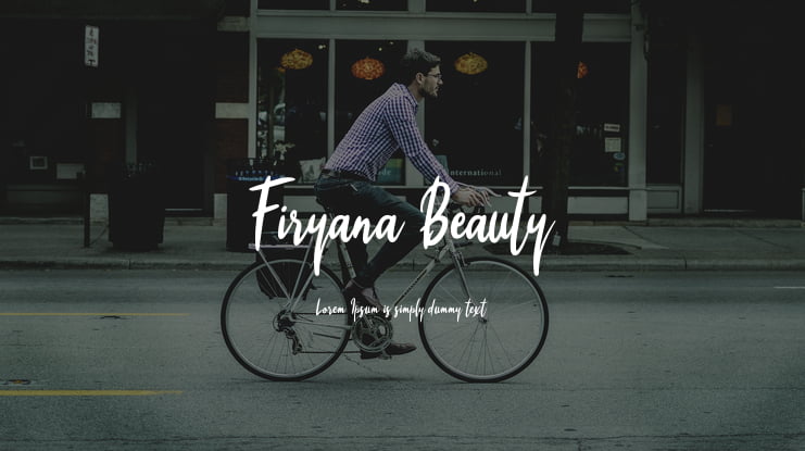 Firyana Beauty Font