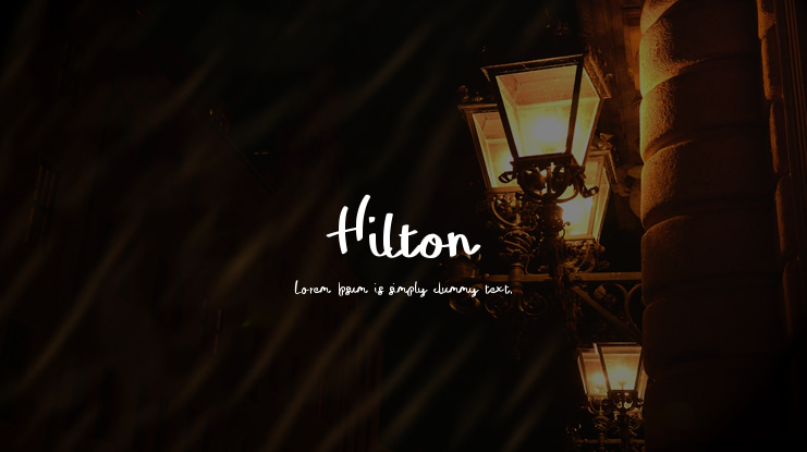 Hilton Font Family