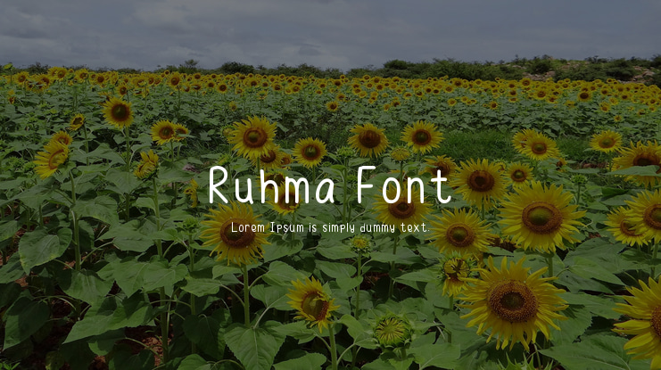 Ruhma Font