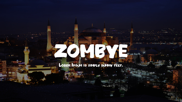 ZOMBYE Font