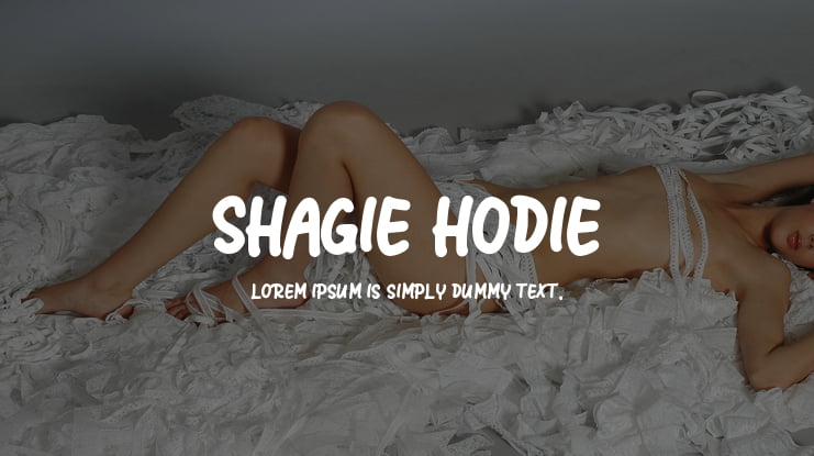 Shagie Hodie Font