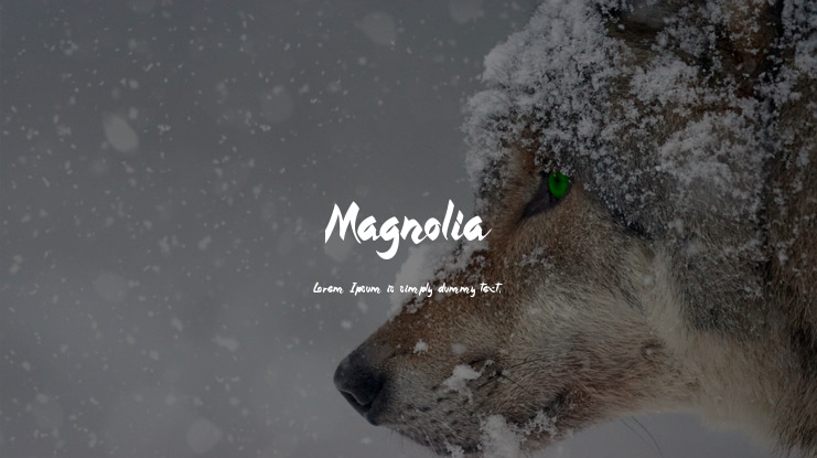 Magnolia Font