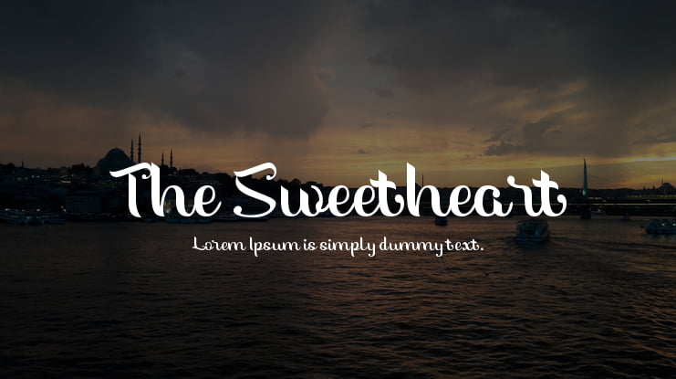 The Sweetheart Font