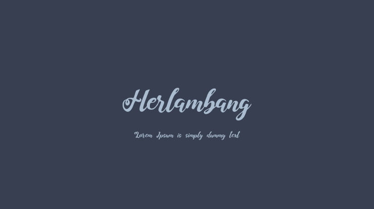 Herlambang Font