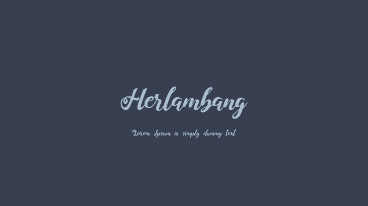 Herlambang Font