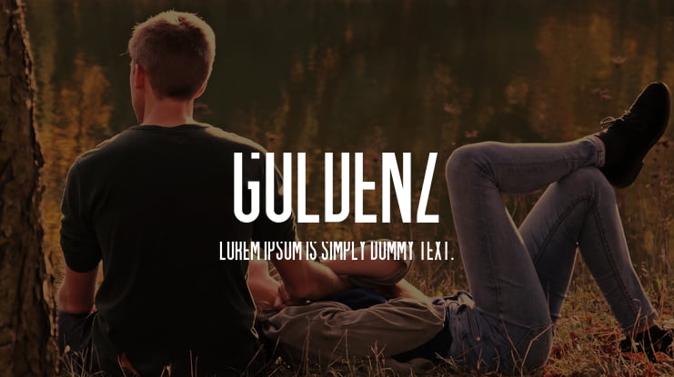 GULDENZ Font