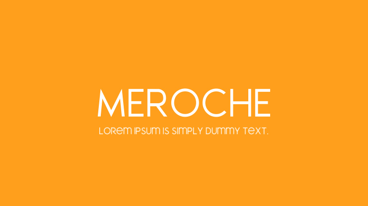 MEROCHE Font