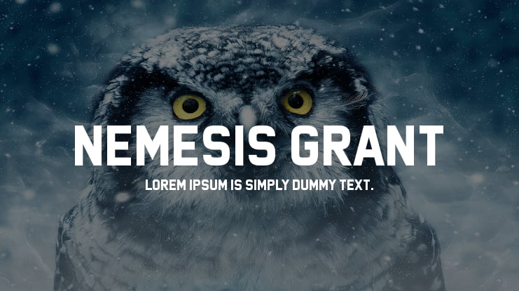 Nemesis Grant Font