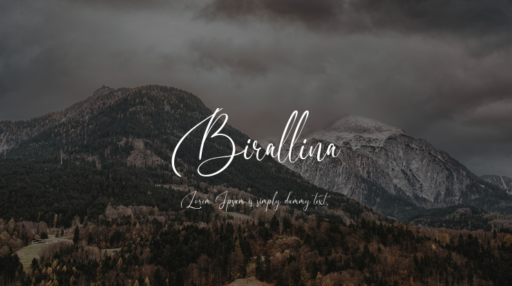 Birallina Font
