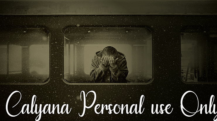 Calyana Personal use Only Font