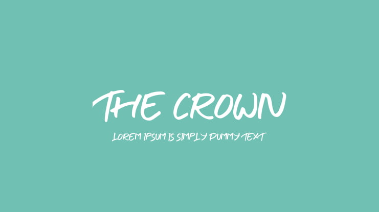 THE CROWN Font