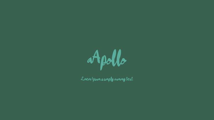 aApollo Font