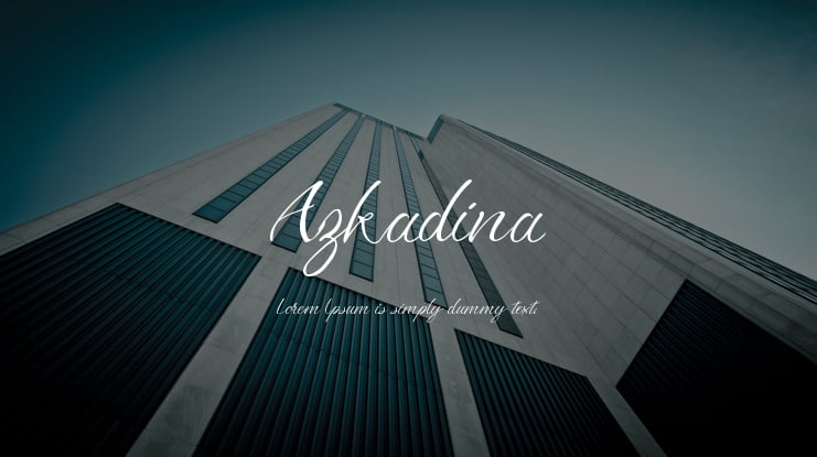 Azkadina Font