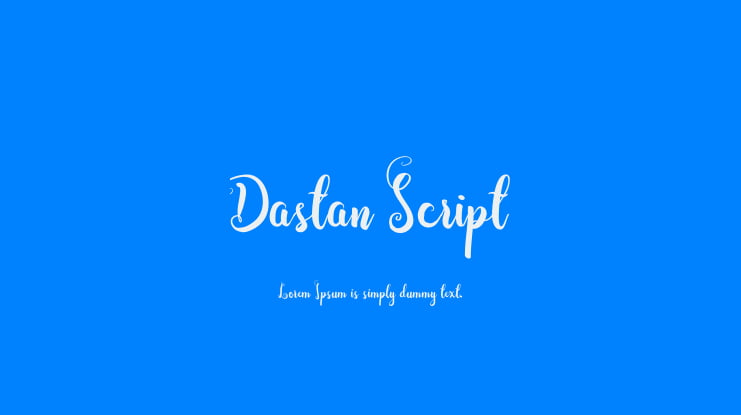 Dastan Script Font