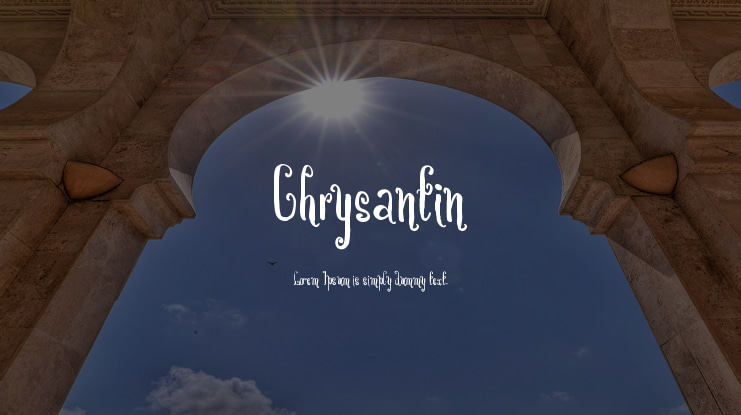Chrysantin Font