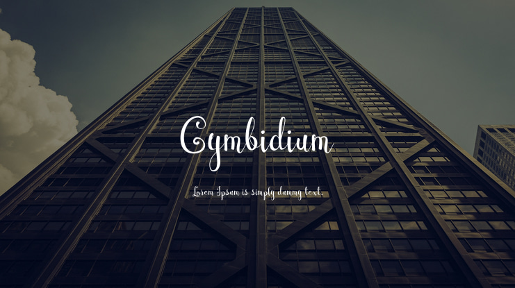 Cymbidium Font