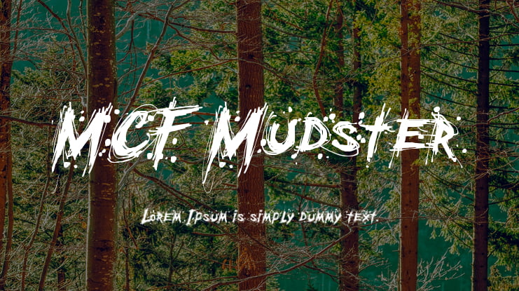 MCF Mudster Font