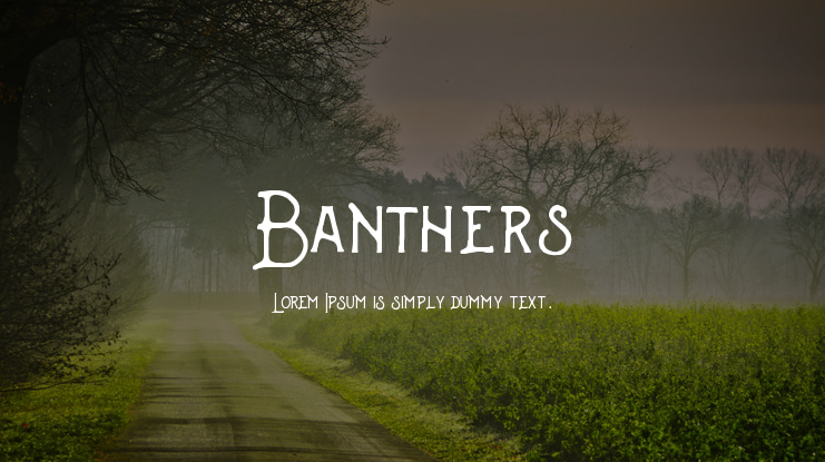 Banthers Font Family