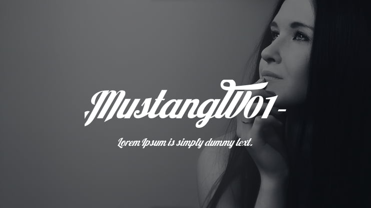 MustangW01- Font Family