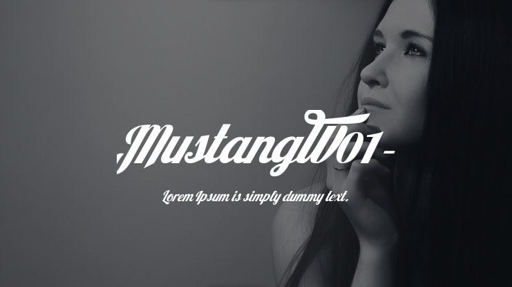 MustangW01- Font Family