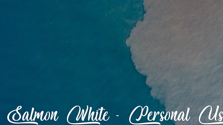 Salmon White - Personal Use Font