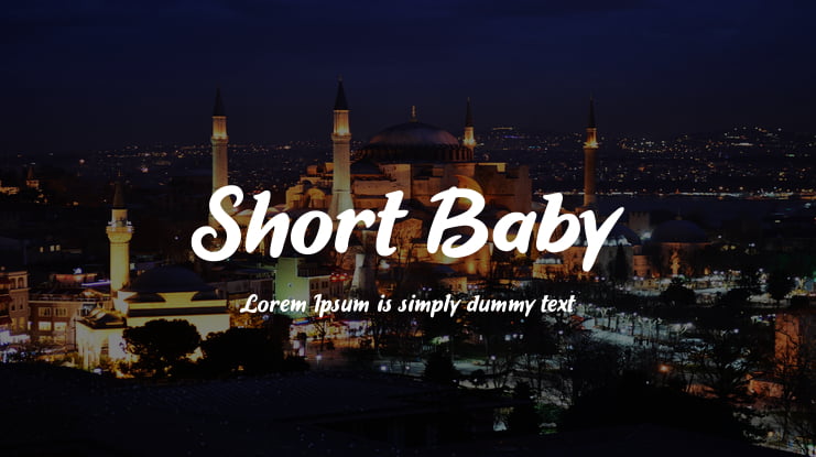 Short Baby Font