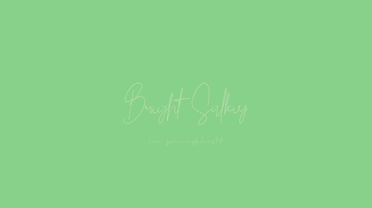 Bright Salkiy Font