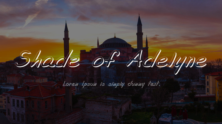 Shade of Adelyne Font