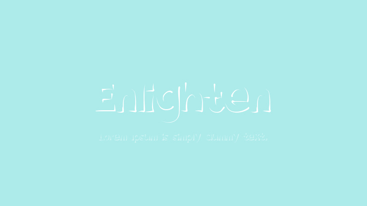 Enlighten Font