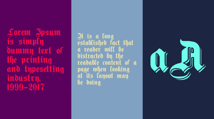 ShadowedGermanica Font