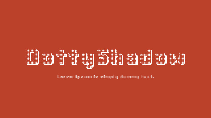 DottyShadow Font