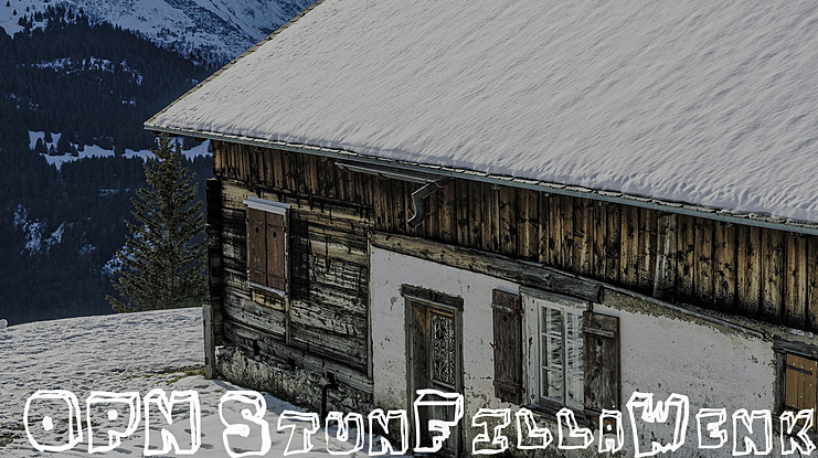 OPN StunFillaWenkay Font