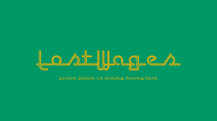 LostWages Font