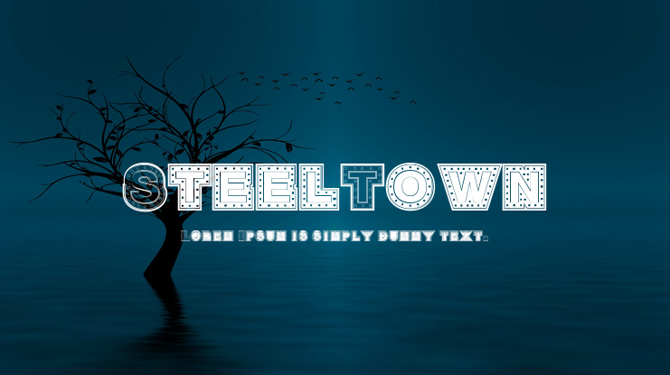 SteelTown Font