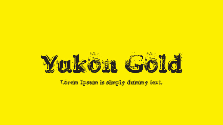 Yukon Gold Font