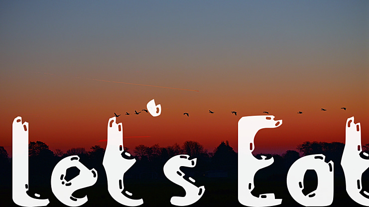 Let's Eat Font