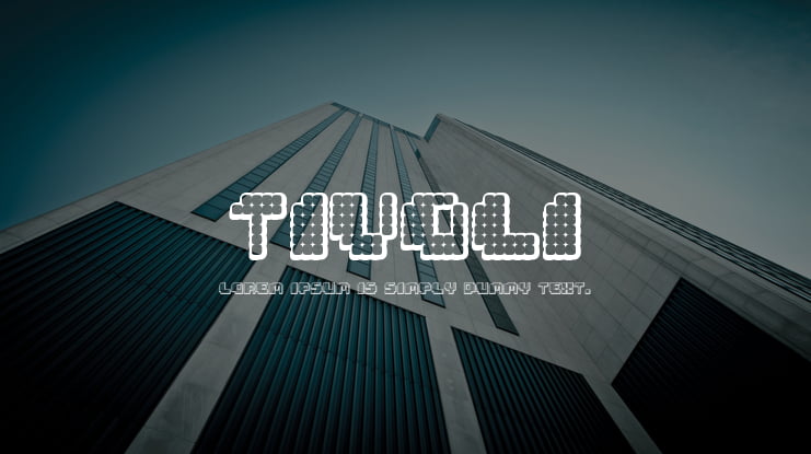 Tivoli Font
