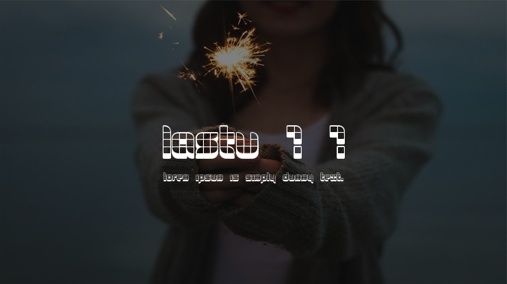 Lastu # 2 Font