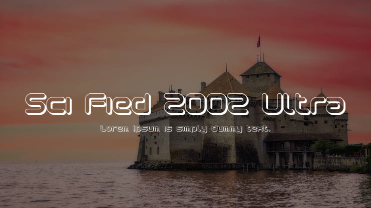 Sci Fied 2002 Ultra Font