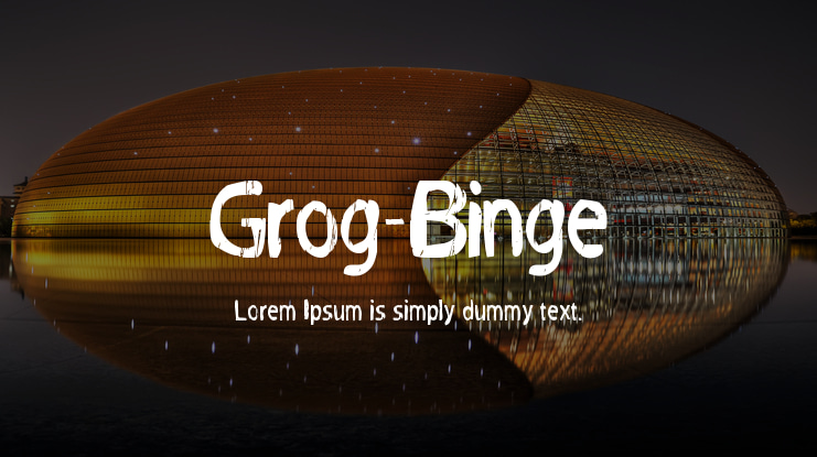 Grog-Binge Font