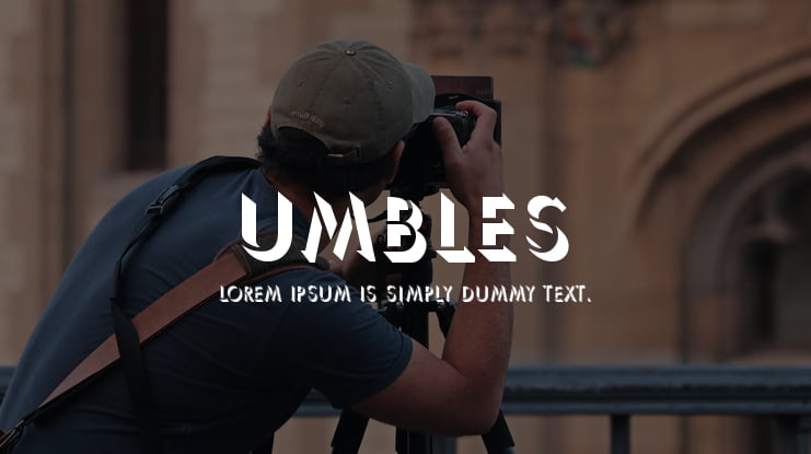 Umbles Font