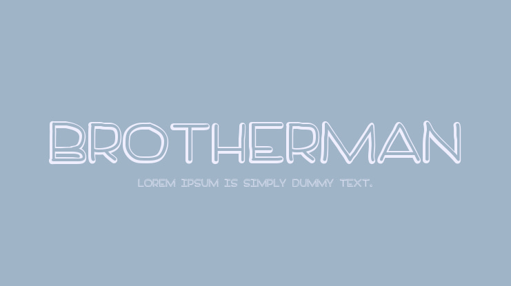 BrotherMan Font